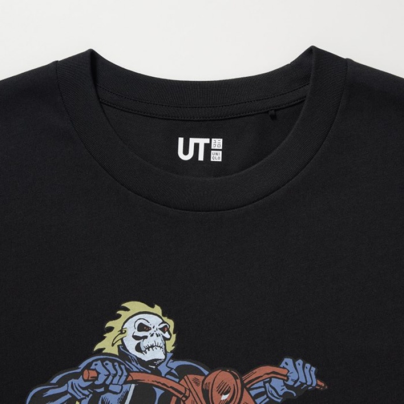 T Shirts Uniqlo MAGIC FOR ALL FOREVER UT Short-Sleeve Femme Noir | 4447501