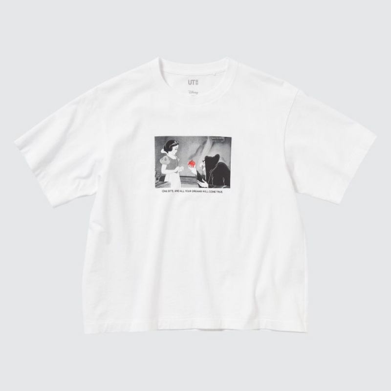 T Shirts Uniqlo Magic For All Favorites UT Short-Sleeve Femme Blanche | 2317209
