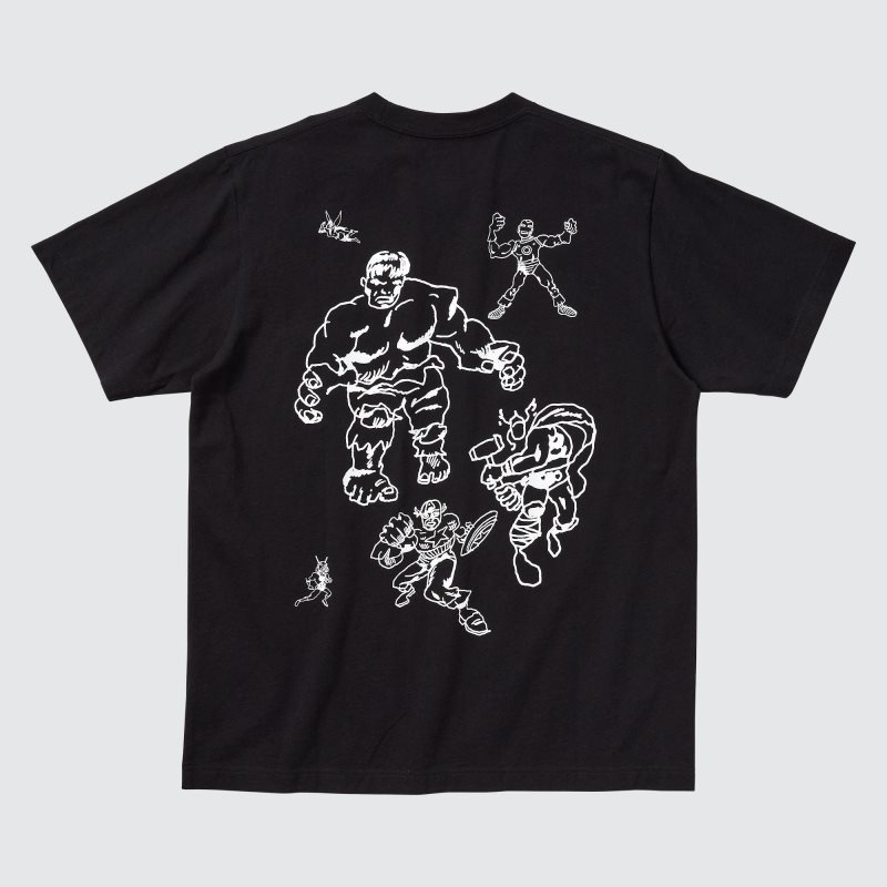 T Shirts Uniqlo Magic For All Favorites Ut Short-sleeve Graphic Homme Noir | 801682
