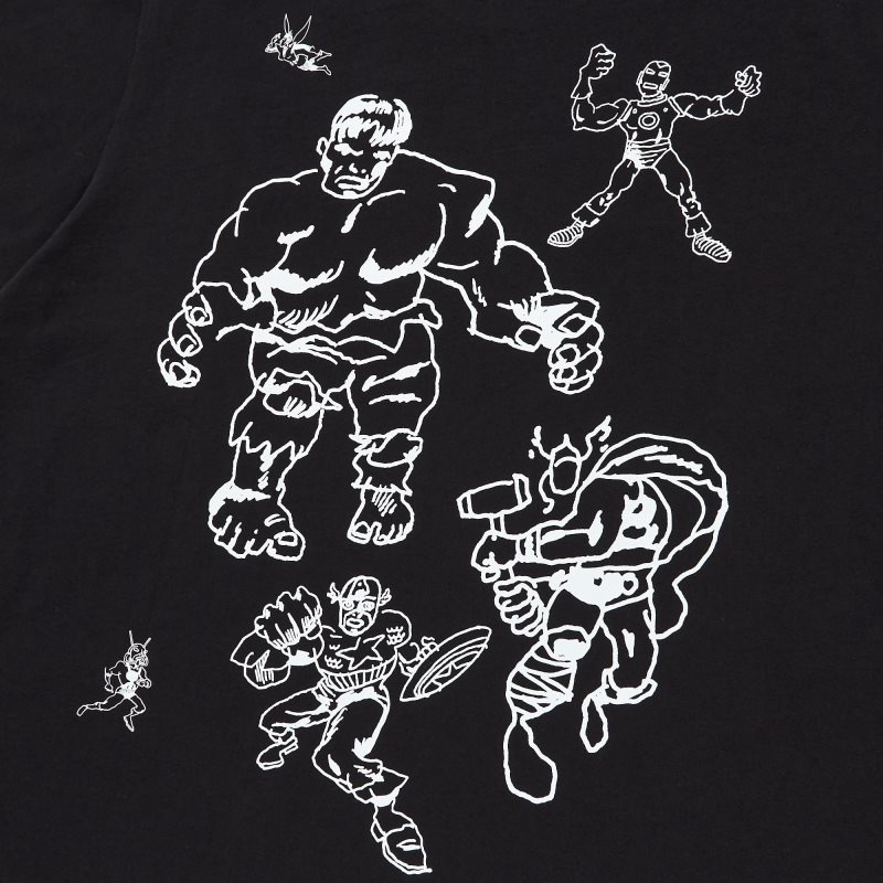T Shirts Uniqlo Magic For All Favorites Ut Short-sleeve Graphic Homme Noir | 801682
