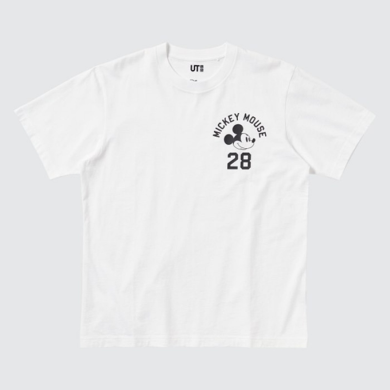 T Shirts Uniqlo Magic For All Favorites UT Short-Sleeve Femme Blanche | 2647448