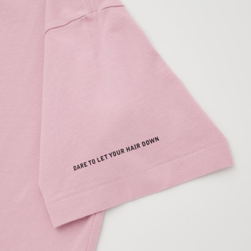T Shirts Uniqlo Magic For All Favorites UT Short-Sleeve Femme Violette | 9831945