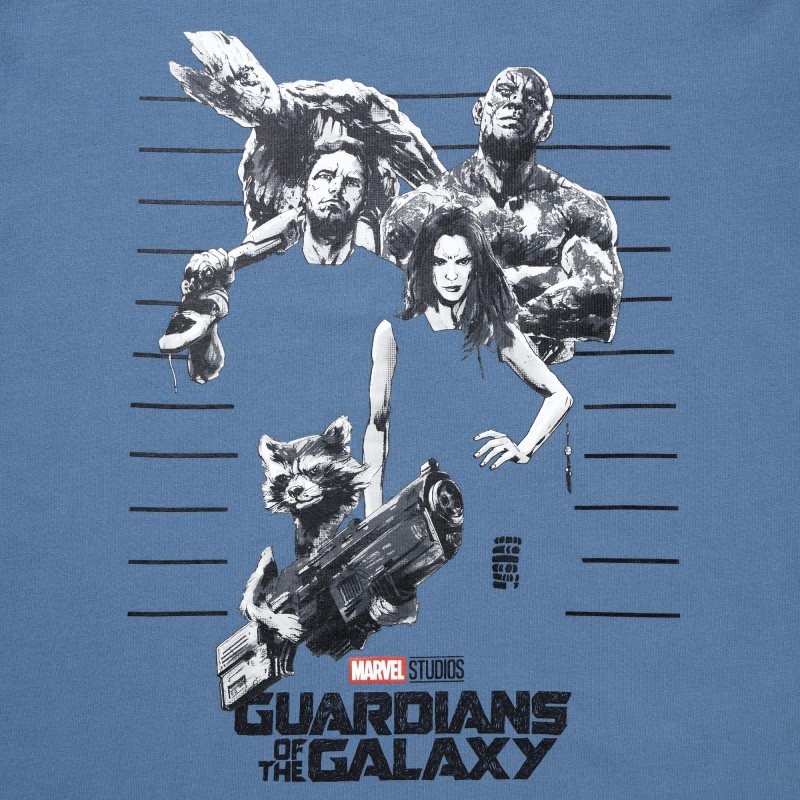T Shirts Uniqlo Marvel Art Collection By Mondo Ut Short Sleeve Graphic Homme Bleu | 7154583