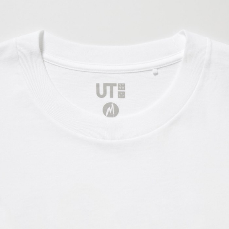 T Shirts Uniqlo Marvel Art Collection by Mondo UT Short-Sleeve Femme Blanche | 1121177