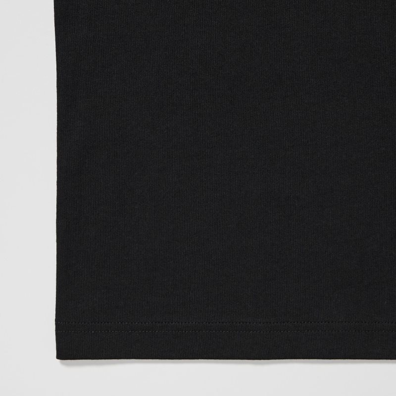 T Shirts Uniqlo Mickey Mouse X Keith Haring Ut Oversized Short-sleeve Graphic Homme Noir | 4494532
