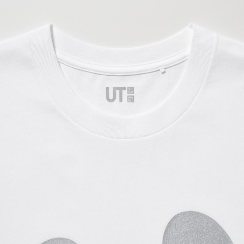 T Shirts Uniqlo Mickey Shines UT Short-Sleeve Femme Blanche | 1853950