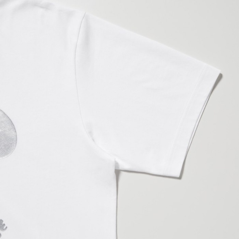 T Shirts Uniqlo Mickey Shines UT Short-Sleeve Femme Blanche | 1853950