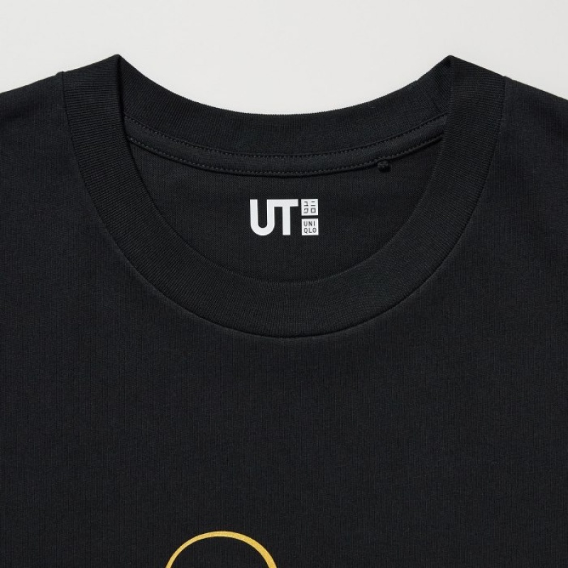 T Shirts Uniqlo Mickey Shines UT Short-Sleeve Femme Noir | 8410362