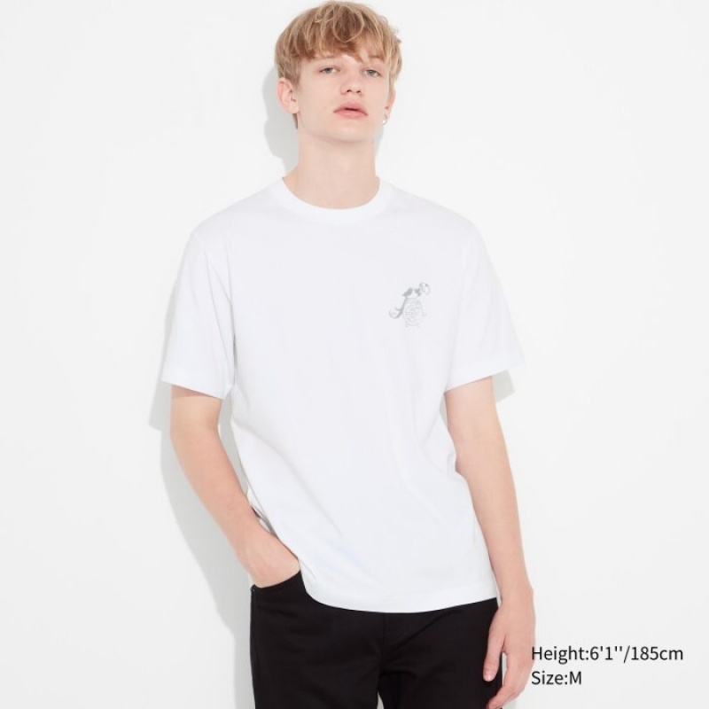 T Shirts Uniqlo Mickey Shines UT Short-Sleeve Femme Blanche | 1414174