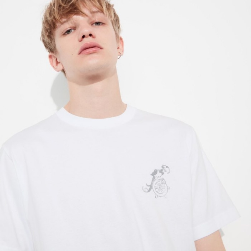 T Shirts Uniqlo Mickey Shines UT Short-Sleeve Femme Blanche | 1414174
