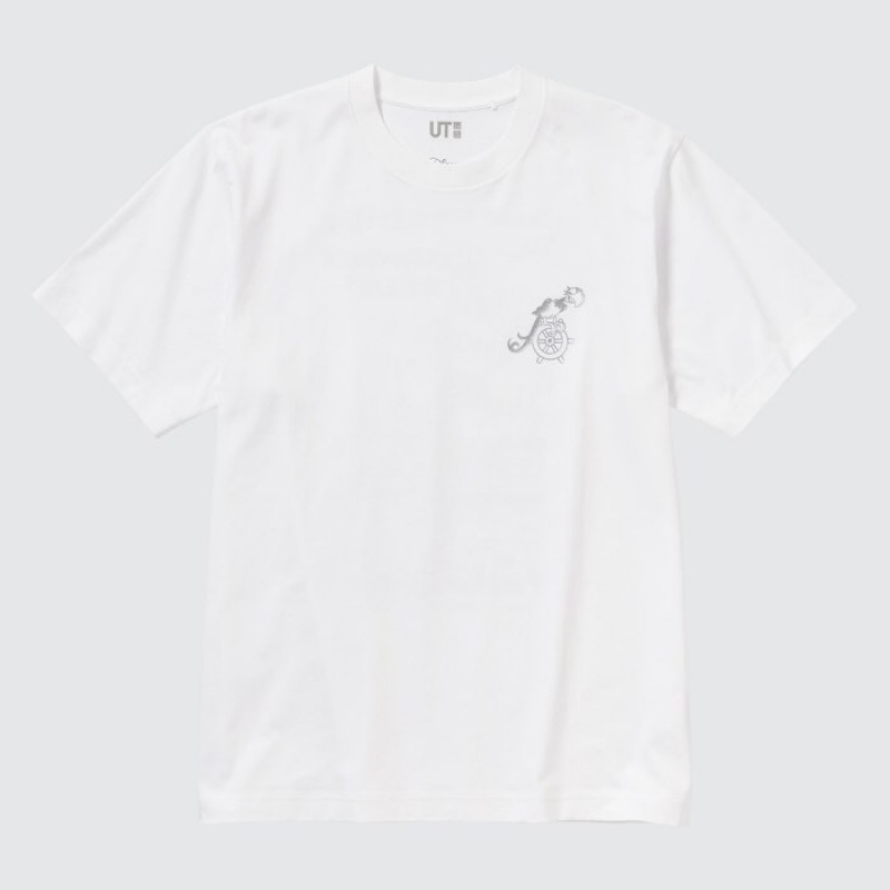 T Shirts Uniqlo Mickey Shines UT Short-Sleeve Femme Blanche | 1414174