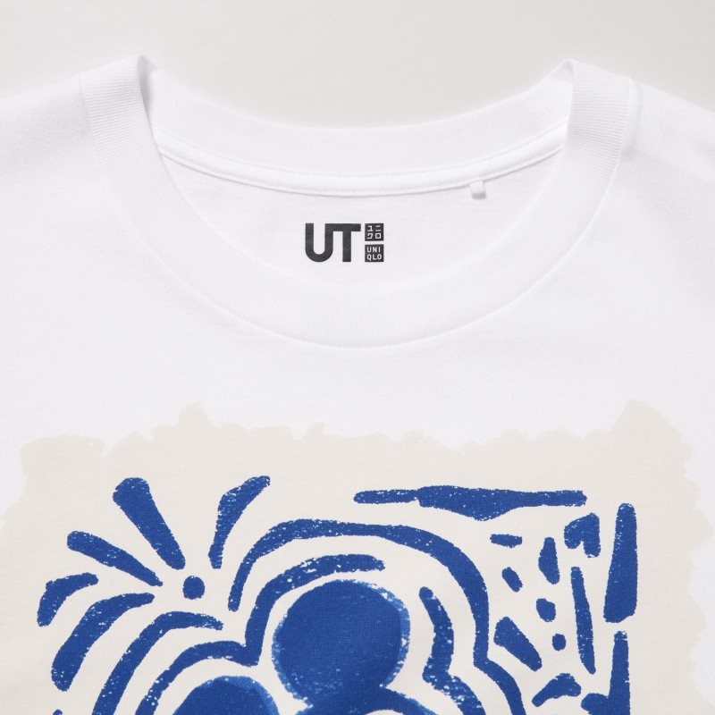 T Shirts Uniqlo Mickey Stands Ut Short Sleeve Graphic Homme Blanche | 9654287