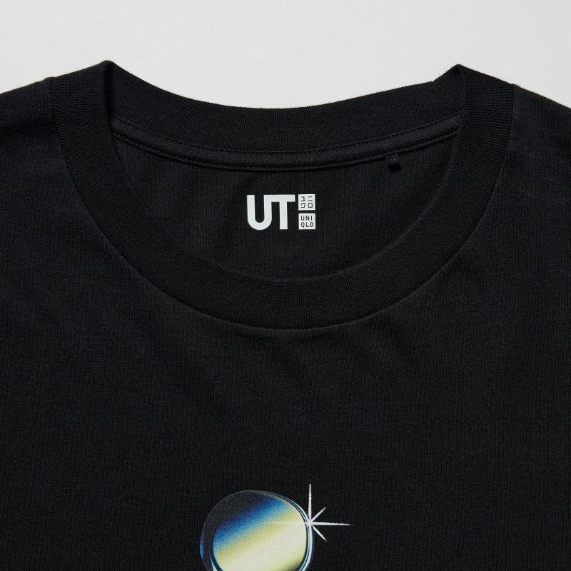T Shirts Uniqlo Mickey Stands Ut Short Sleeve Graphic Homme Noir | 8493869