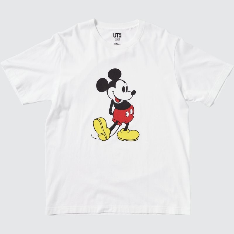 T Shirts Uniqlo Mickey Stands Ut Short-sleeve Graphic Homme Blanche | 2802989