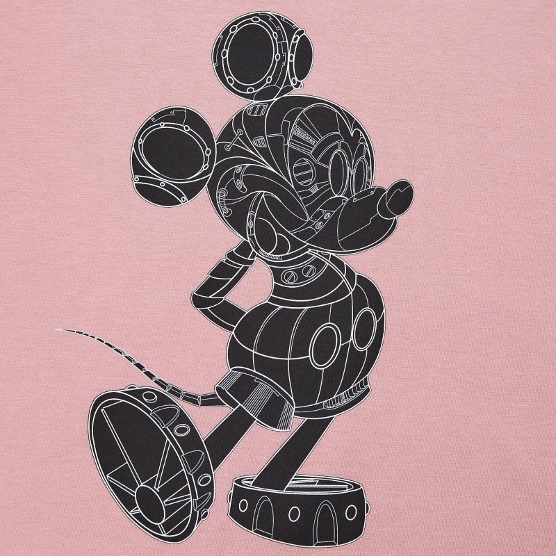 T Shirts Uniqlo Mickey Stands Ut Short-sleeve Graphic Homme Rose | 1477102