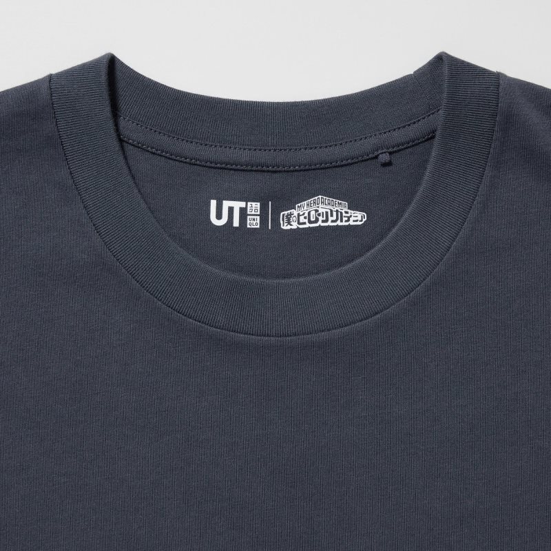 T Shirts Uniqlo My Hero Academia Ut Short-sleeve Graphic Homme Grise | 8874487