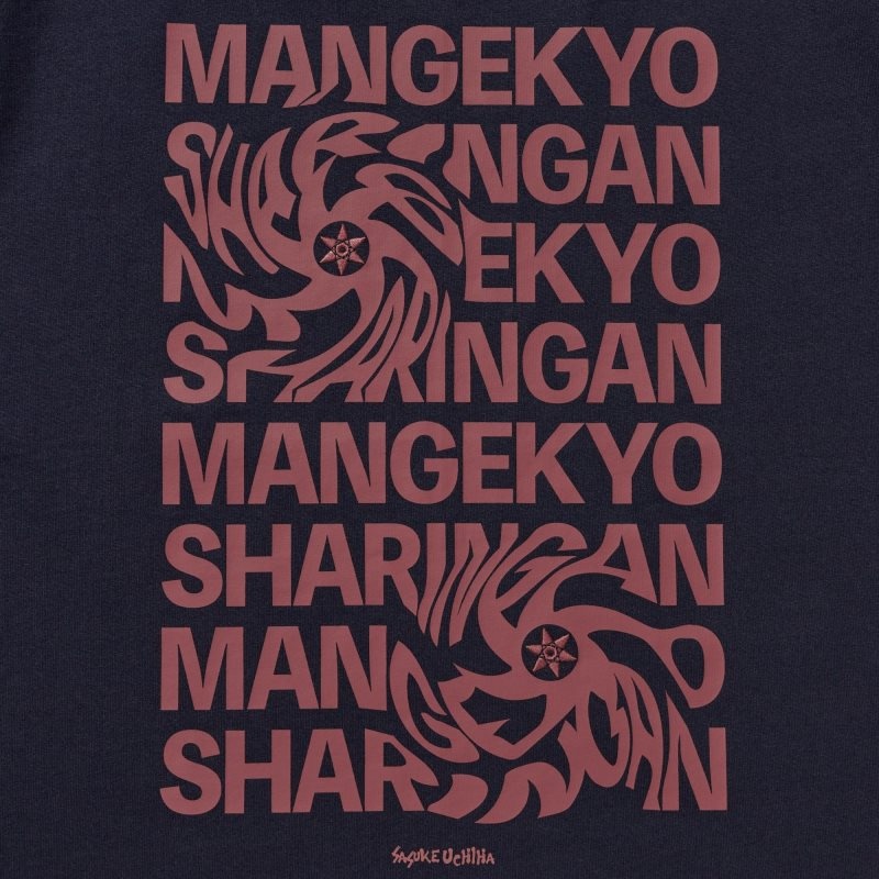 T Shirts Uniqlo Naruto Ut Short-sleeve Graphic Sasuke Uchiha Homme Bleu Marine | 9791234