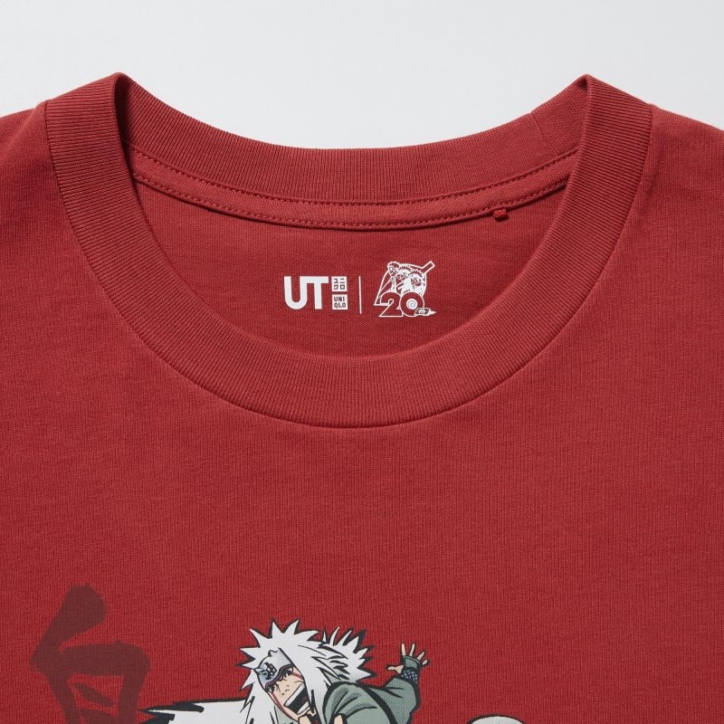 T Shirts Uniqlo Naruto Ut Short-sleeve Graphic Jiraiya Homme Rouge | 7464275