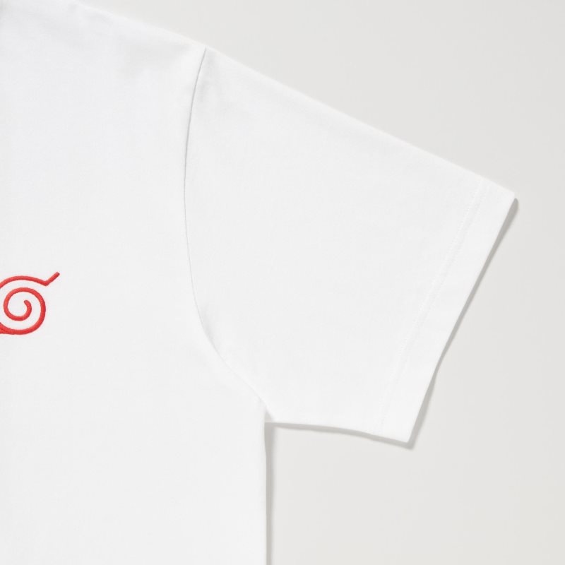 T Shirts Uniqlo Naruto Ut Short-sleeve Graphic Minato Namikaze Homme Blanche | 9464384