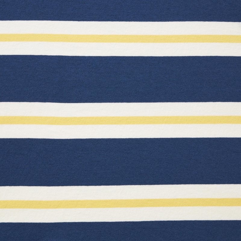 T Shirts Uniqlo Oversized Striped Half-sleeve Homme Bleu | 7876165