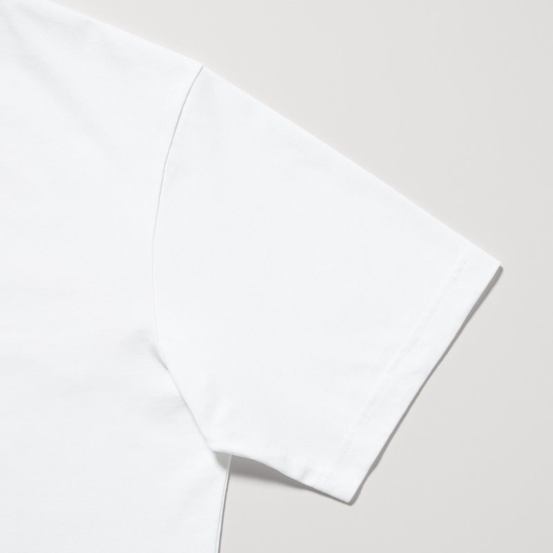 T Shirts Uniqlo PEACE FOR ALL Short-Sleeve Graphic Haruki Murakami Homme Blanche | 1644765