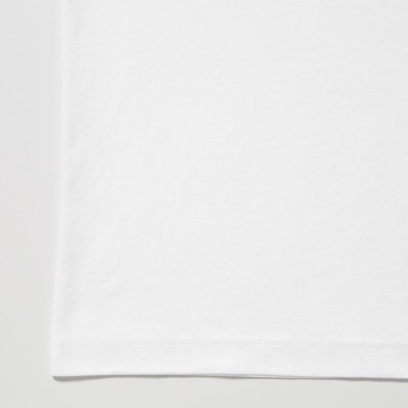 T Shirts Uniqlo PEACE FOR ALL Short-Sleeve Graphic Magnum Photos Femme Blanche | 4504337