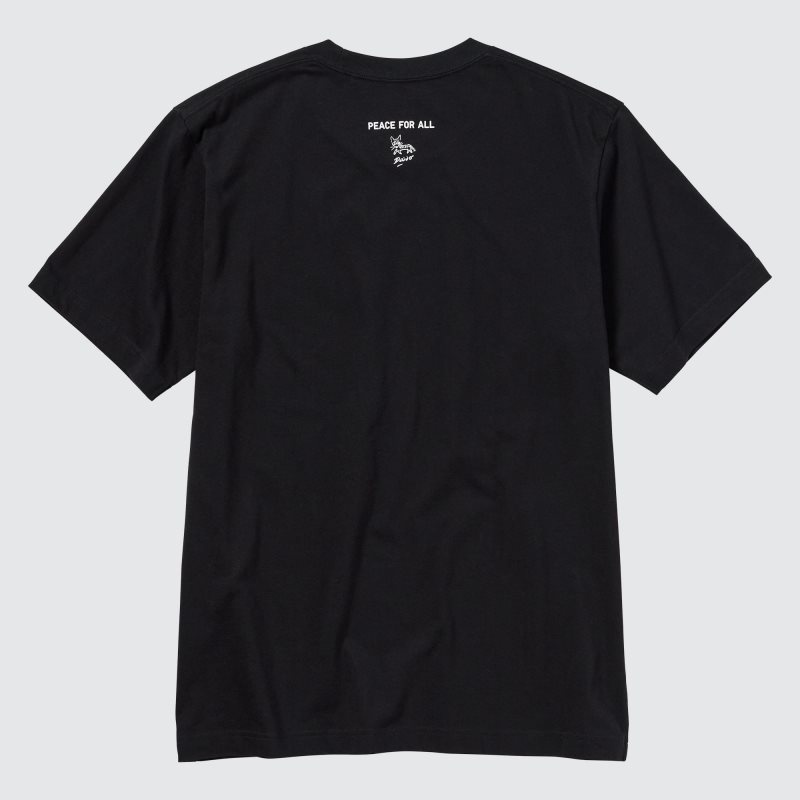 T Shirts Uniqlo Peace For All Daido Moriyama Short-sleeve Graphic Homme Noir | 1051918