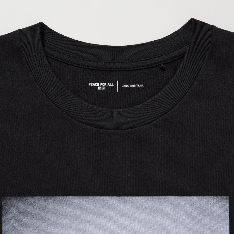 T Shirts Uniqlo Peace For All Daido Moriyama Short-sleeve Graphic Homme Noir | 1051918