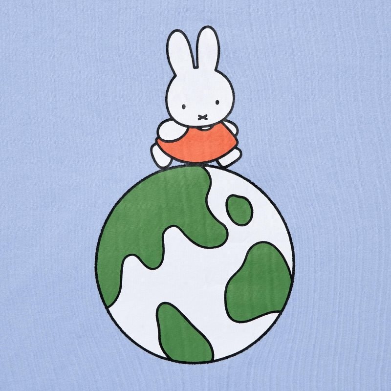 T Shirts Uniqlo Peace For All Dick Bruna Short-sleeve Graphic Homme Bleu | 2874678