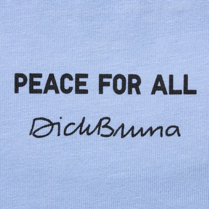 T Shirts Uniqlo Peace For All Dick Bruna Short-sleeve Graphic Homme Bleu | 2874678