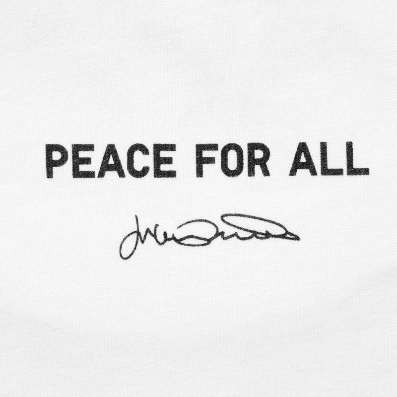 T Shirts Uniqlo Peace For All Julian Opie Short-sleeve Graphic Homme Blanche | 3981640