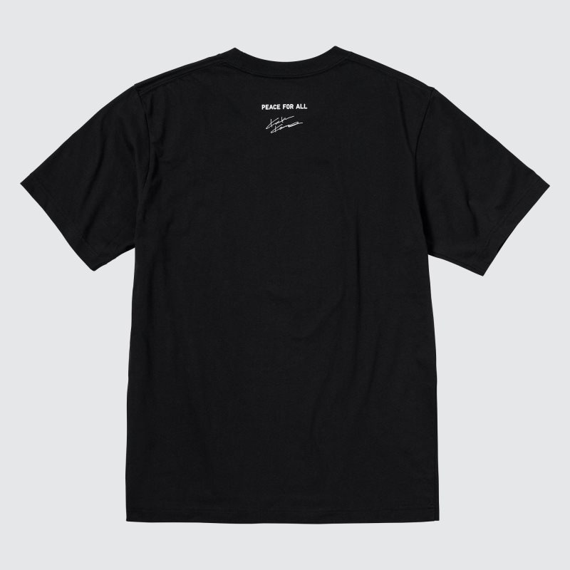 T Shirts Uniqlo Peace For All Kosuke Kawamura Short-sleeve Graphic Homme Noir | 2285126