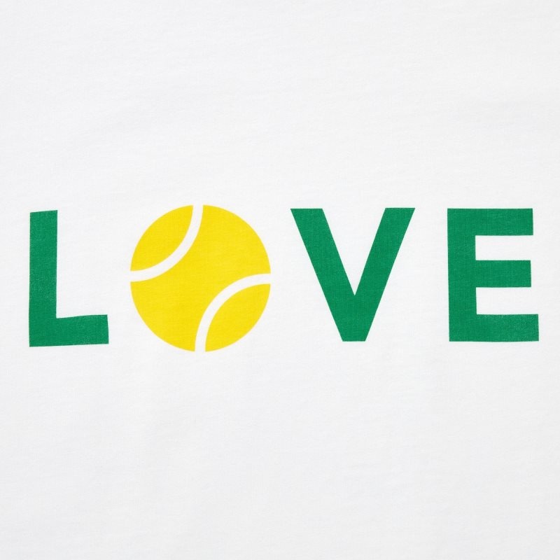 T Shirts Uniqlo Peace For All Roger Federer Short-sleeve Graphic Homme Blanche | 618934