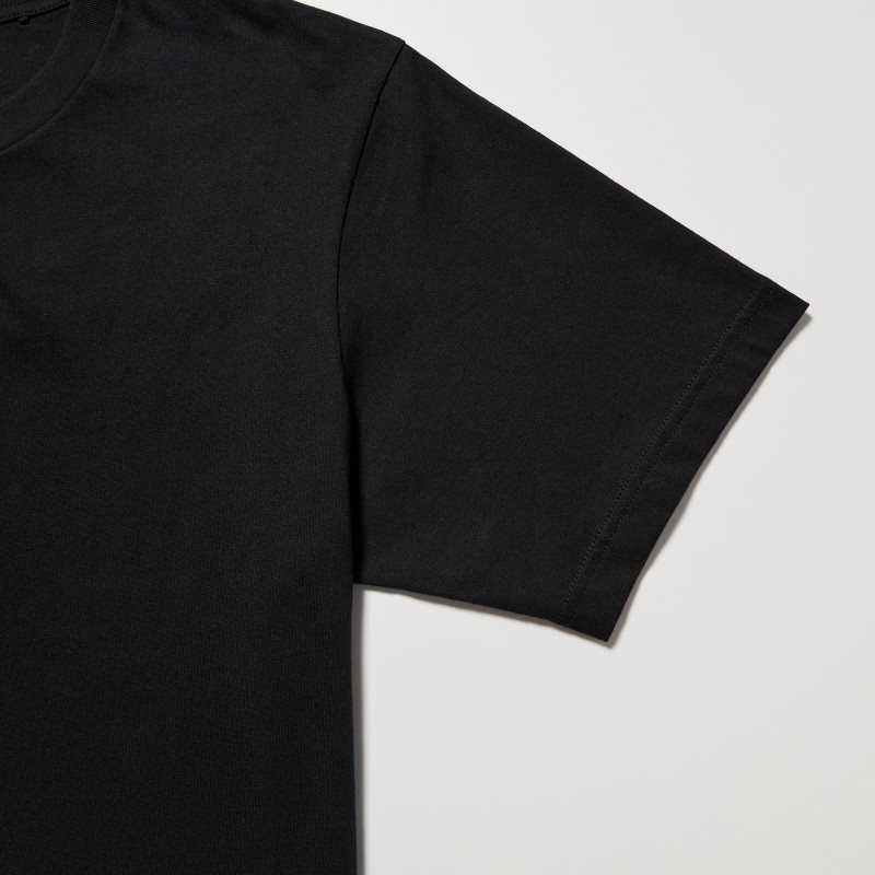 T Shirts Uniqlo Peace For All Shingo Kunieda Short Sleeve Graphic Homme Noir | 5102136