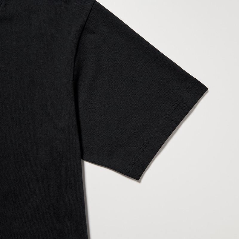T Shirts Uniqlo Peace For All Short-sleeve Graphic Rei Inamoto Homme Noir | 3329746
