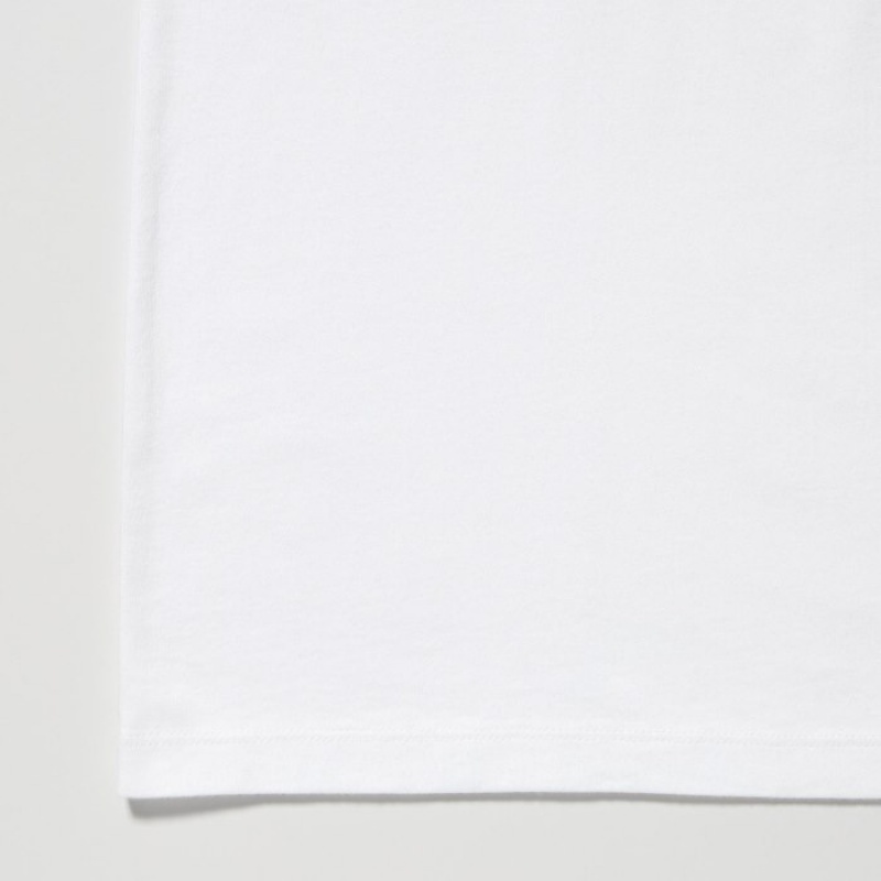 T Shirts Uniqlo Peanuts Hawaii UT Short-Sleeve Femme Blanche | 7936040