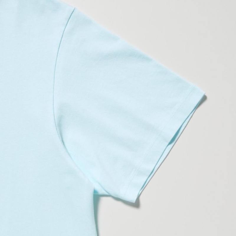 T Shirts Uniqlo Peanuts Hawaii UT Short-Sleeve Femme Vert | 6154447