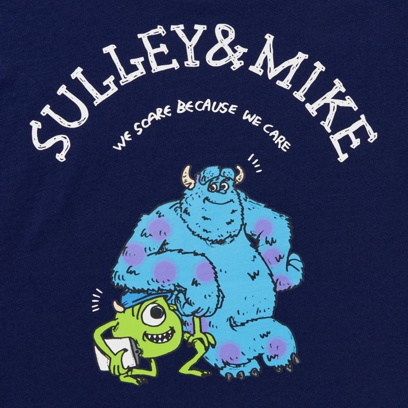 T Shirts Uniqlo Pixar Art Ut Short-sleeve Graphic Kazuma Mikami Homme Bleu Marine | 8585725