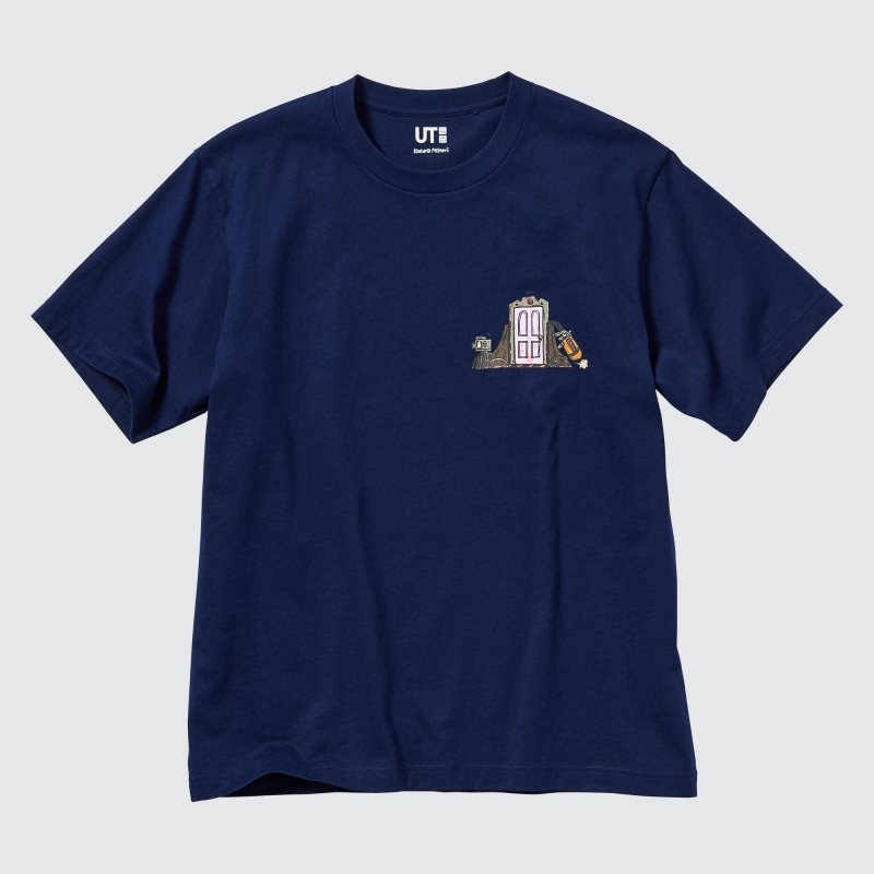 T Shirts Uniqlo Pixar Art Ut Short-sleeve Graphic Kazuma Mikami Homme Bleu Marine | 8585725