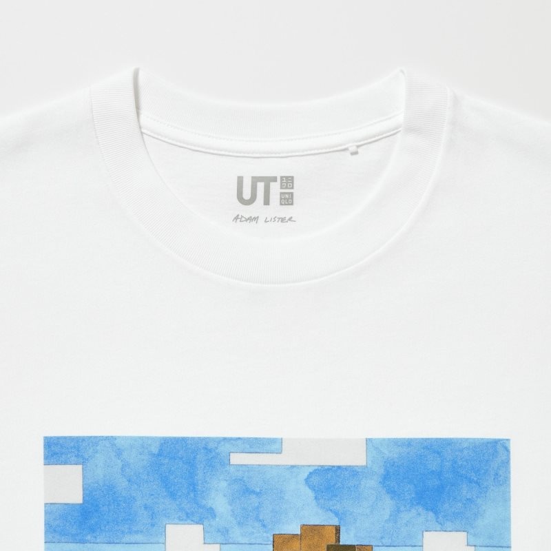 T Shirts Uniqlo Pixar Art Ut Short-sleeve Graphic Adam Lister Homme Blanche | 1072946