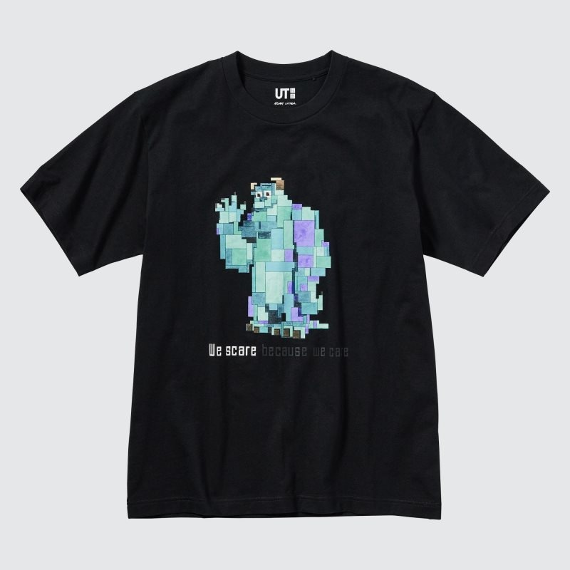 T Shirts Uniqlo Pixar Art Ut Short-sleeve Graphic Adam Lister Homme Noir | 9753051