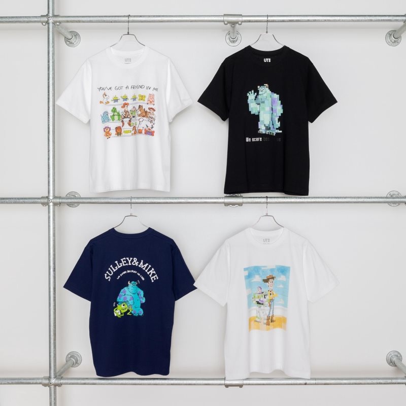 T Shirts Uniqlo Pixar Art Ut Short-sleeve Graphic Adam Lister Homme Noir | 9753051