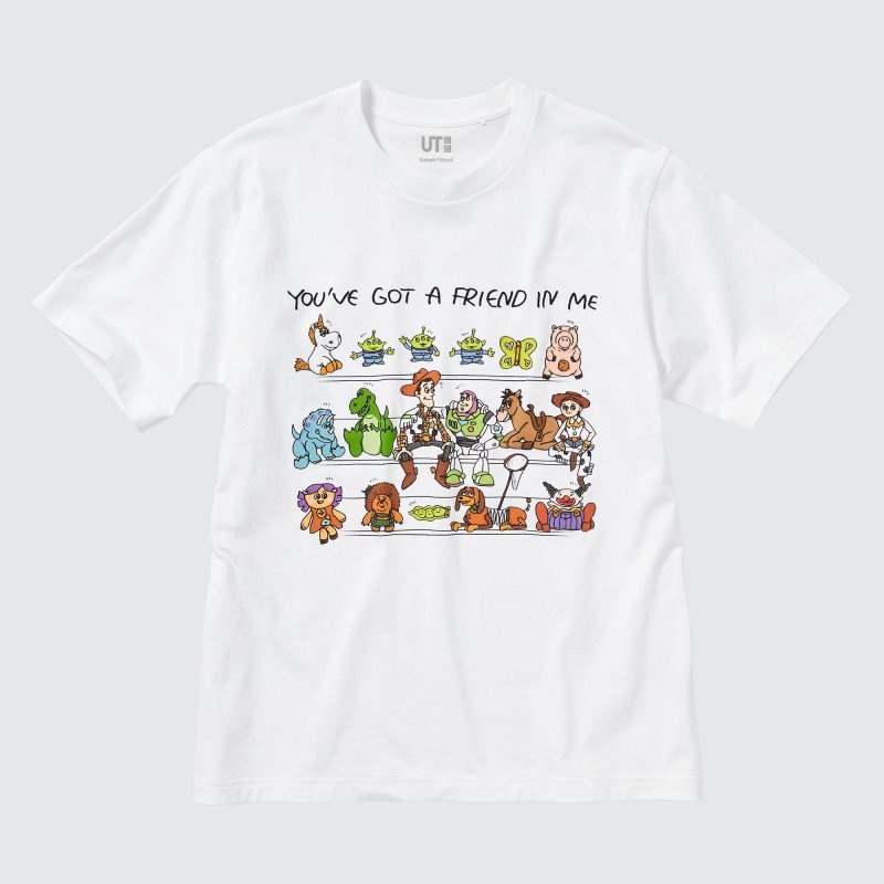 T Shirts Uniqlo Pixar Art Ut Short-sleeve Graphic Kazuma Mikami Homme Blanche | 8790834