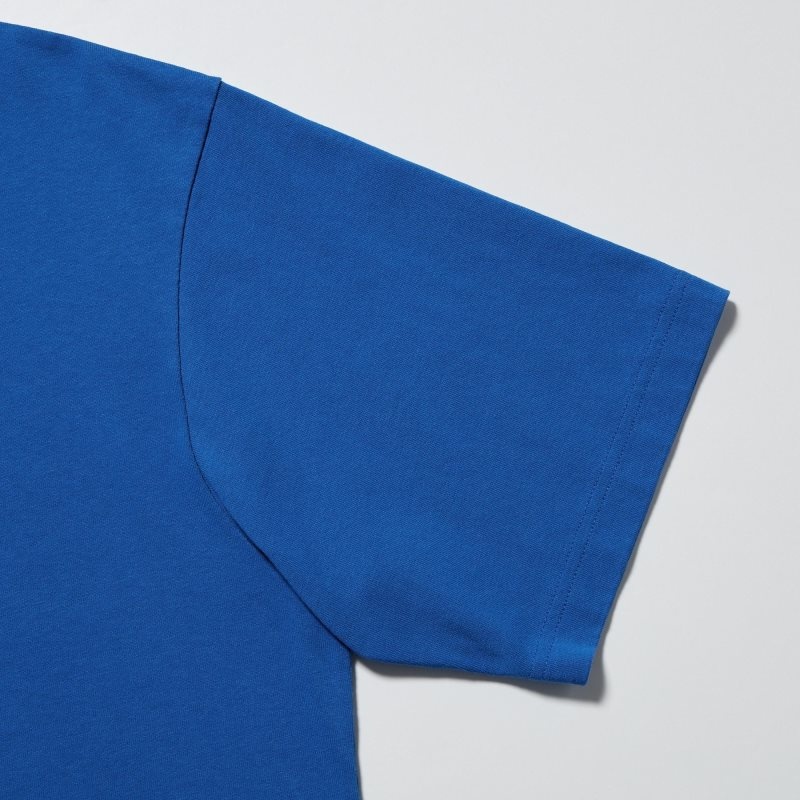 T Shirts Uniqlo Pokémon Masters Ex Ut Oversized Short-sleeve Graphic Homme Bleu | 6692065