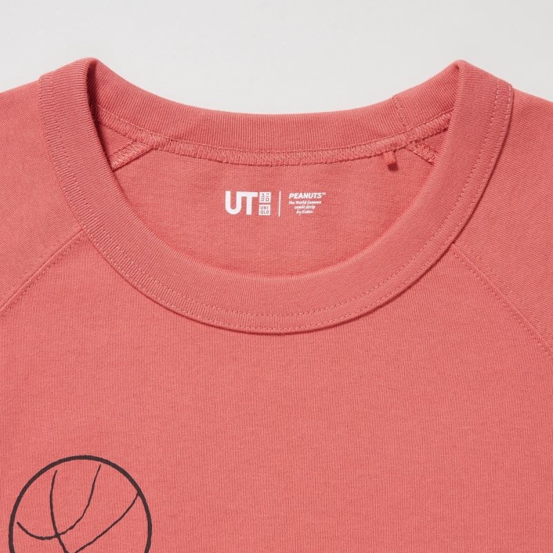 T Shirts Uniqlo Retro Peanuts Ut Oversized Short-sleeve Graphic Homme Orange | 5628144