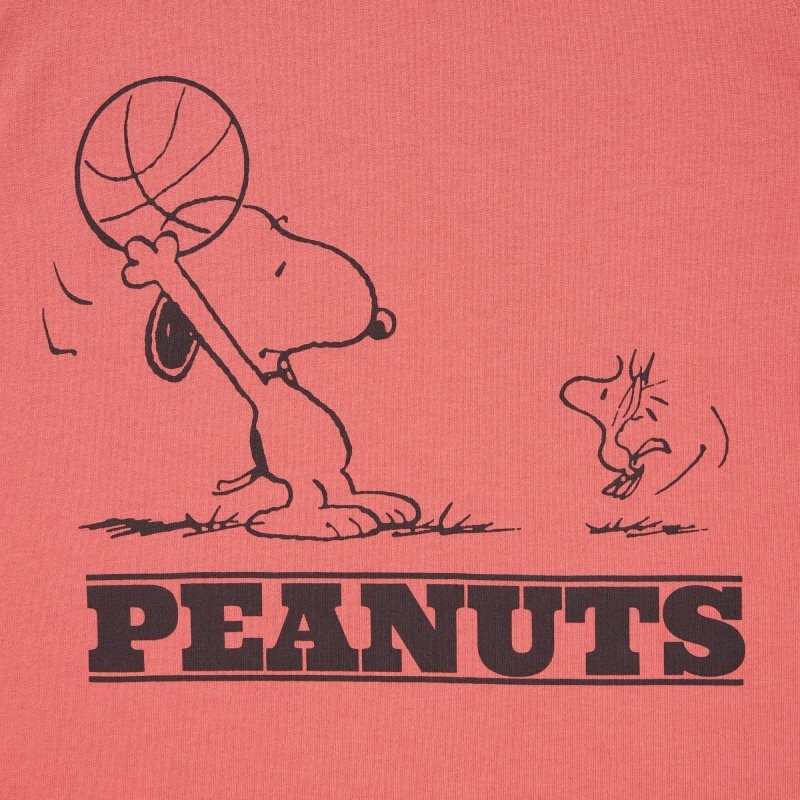 T Shirts Uniqlo Retro Peanuts Ut Oversized Short-sleeve Graphic Homme Orange | 5628144