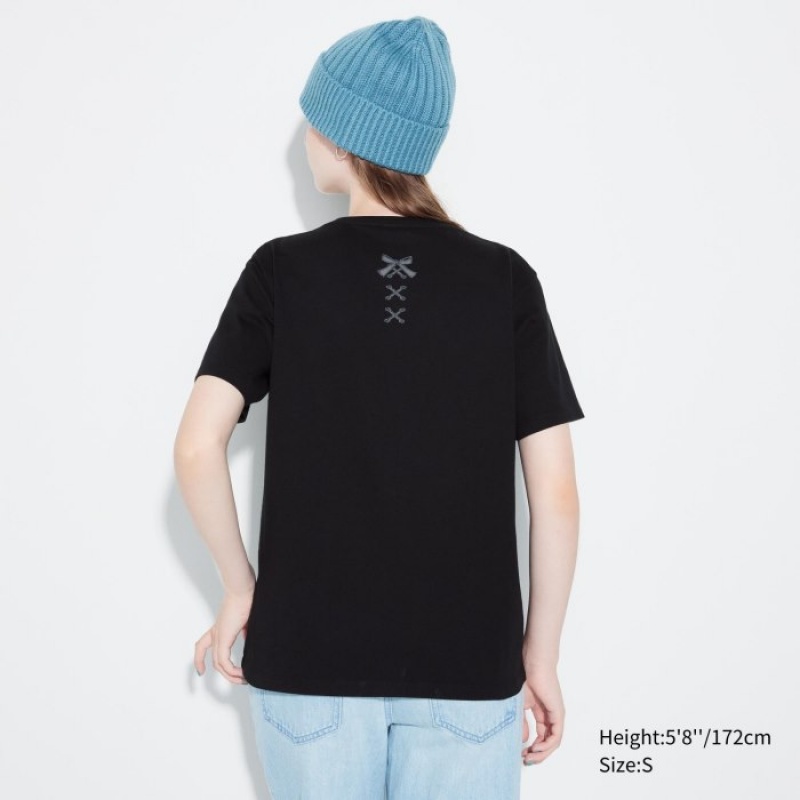 T Shirts Uniqlo Sanrio characters UT Short-Sleeve Femme Noir | 6014252