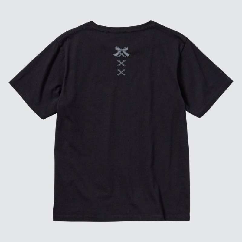 T Shirts Uniqlo Sanrio characters UT Short-Sleeve Femme Noir | 6014252