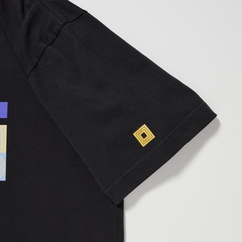 T Shirts Uniqlo Shochiku Kabuki Ut Short-sleeve Graphic Homme Noir | 5415895