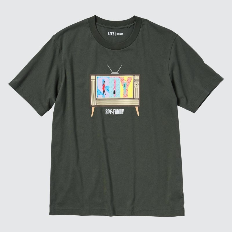 T Shirts Uniqlo Spy X Family Ut Short-sleeve Graphic Homme Grise | 2658972